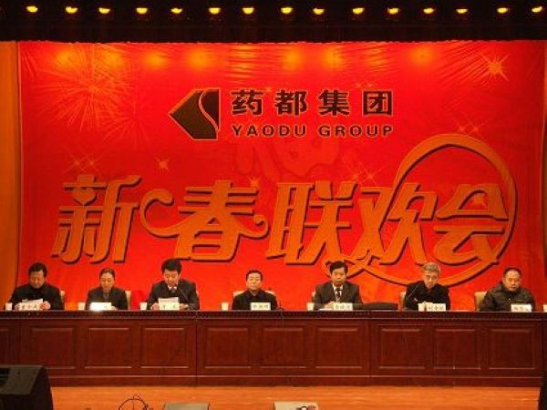 熱烈慶祝藥都集團2008年度總結表彰大會暨2009年迎新春聯歡會圓滿結束