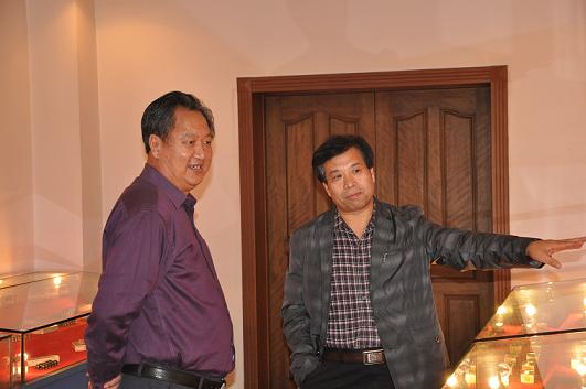 宛西藥業董事長孫耀志來我公司參觀