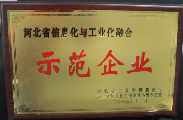 藥都集團榮獲“河北省信息化與工業化融合示范企業”